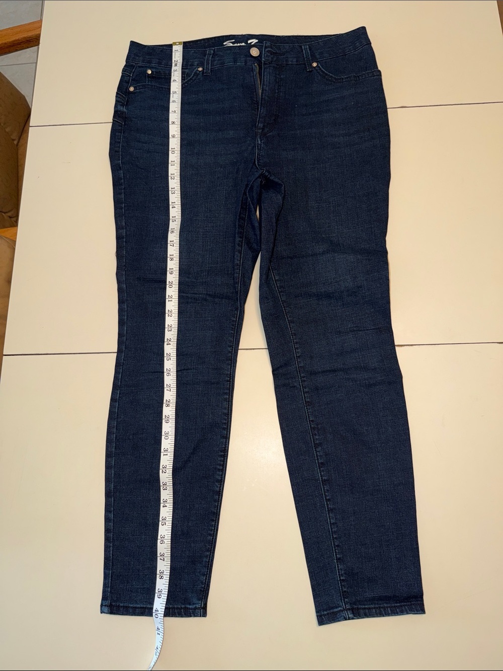 Seven7 Dark Indigo Skinny Jeans